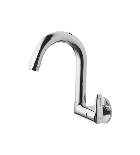 Arteor Orna Sink Cock Side Handle With Swivel Spout Wall Mounted ORN130