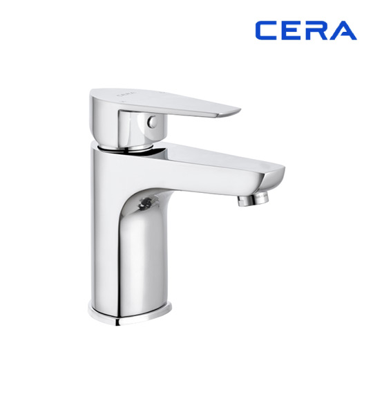 Cera Valentina Single Lever Basin Mixer With 450 Mm Braided Connection Pipe (Without Pop-up) F1013451