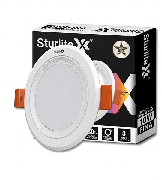 Sturlite Fina 10W Round LED Junction Downlight