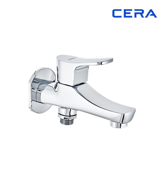 Cera Perla 2-way Bib Cock With Single Handle And Wall Flange F1012163